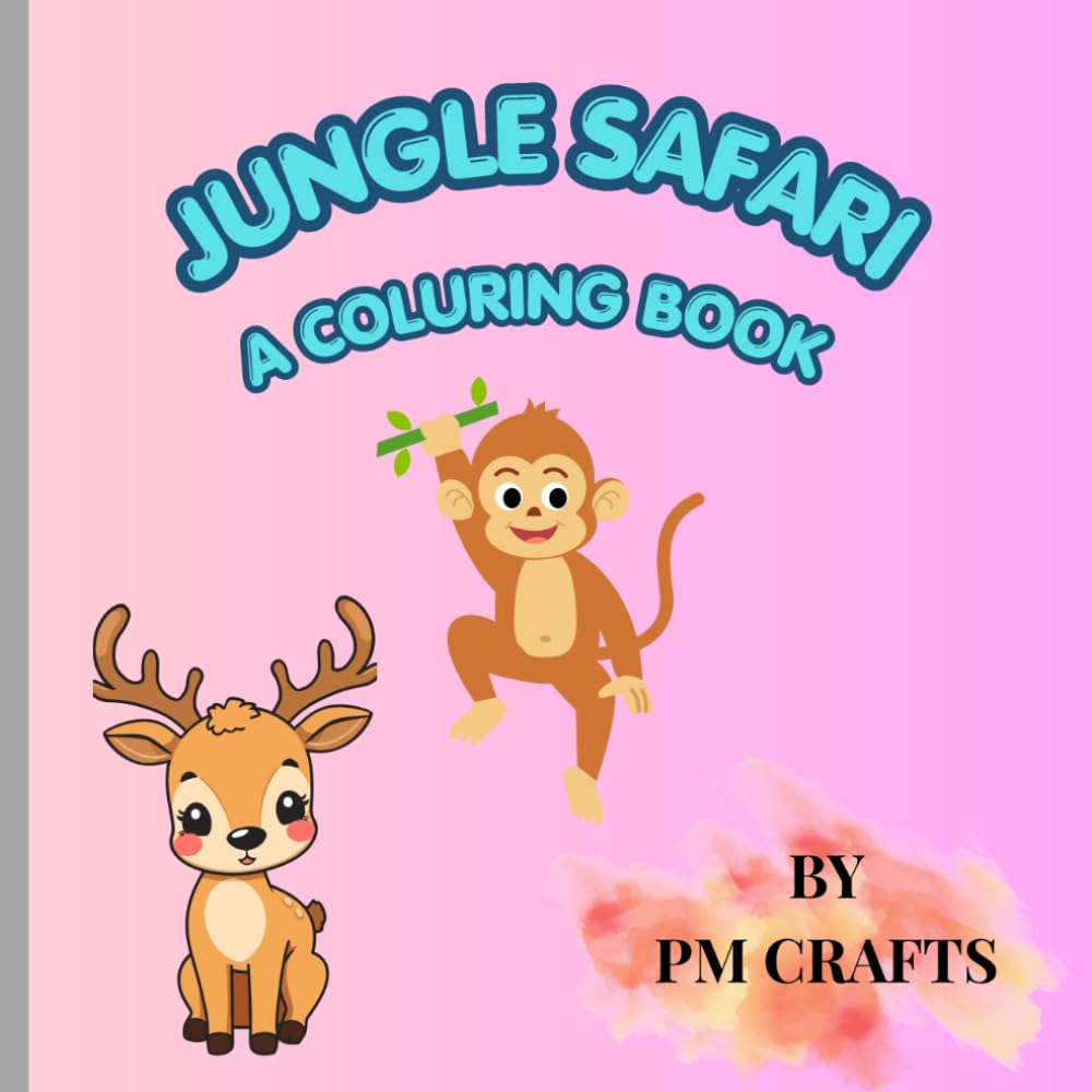 jungle safari: a coloring book