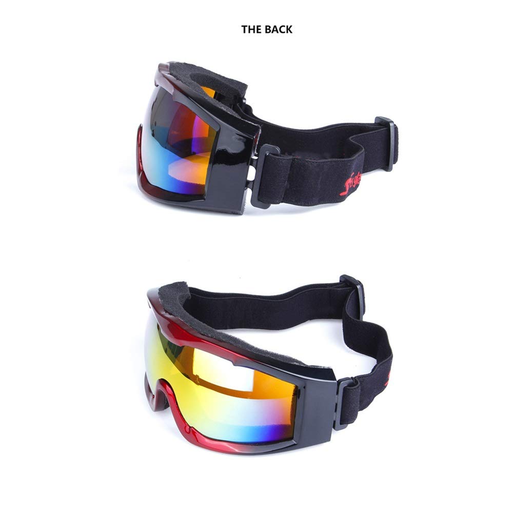 Zimowe gogle narciarskie outdoorowe dwuwarstwowe gogle narciarskie odporne na promieniowanie UV przeciwmgielne odpowiednie do snowboardu i wspinaczki na skuterach śnieżnych odporne na