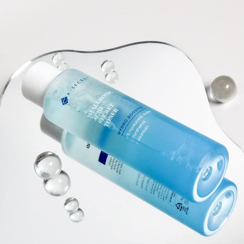 Miniatura 2 de KSECRET - Tónico de ácido hialurónico, 5.07 onzas líquidas, cuidado de la piel coreano, tóner hidratante sin alcohol para todo tipo de piel con 6