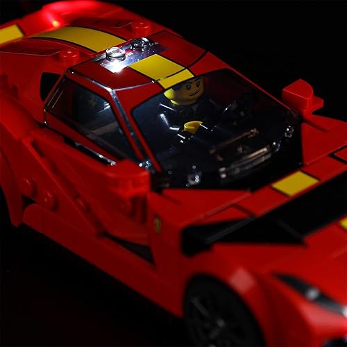Vista 100 de Kyglaring Kit de iluminación LED diseñado para Lego Mercedes-AMG F1 W12 E Performance y Mercedes-AMG Project One 76909 Kit de construcción