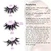 Mikiwi Real Mink lashes, 3D Mink Lashes, 5D Mink Lashes, Fluffy Long Mink Eyelashes, Dramatic Lashes, Luxury Makeup, Valentine's Day Gifts eyelashes (3pairs-a)