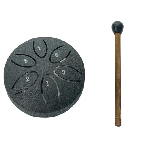 QYDZSHOP Rain Drum for Outdoor Use, 8cm, 6 Notes, Steel Tongue Drum, Rain Drum, Harmonious Resonance of Natural Sounds, Synchronised with The Rhythm of Nature, Mini Rain Drum Instrument