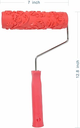 Miniatura 3 de Rodillo de textura de 7 pulgadas para decoración de paredes, muebles y pisos (EG280T)