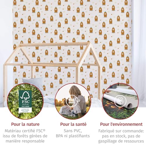 Papier peint panoramique inodore sans odeur chimique pour chambre bébé