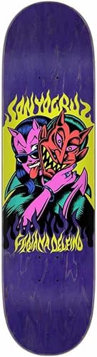 SANTA CRUZ Delfino Devil VX Deck - Tablas de patineta de 8.25 x 31.60 pulgadas