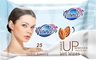wipes to remove make up 25 pieces Viona with sweet almond
