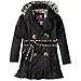 Pink Platinum Little Girls' Double Breasted Trench Jacket