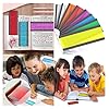 16 pcs Reading Guide Strips with 2 Styles Colored Overlay Highlight, Bookmarks Reading Tracking Rulers Dyslexia Tools Helps with Reduce Visual Stress for Kids Students Teachers Assistants #3