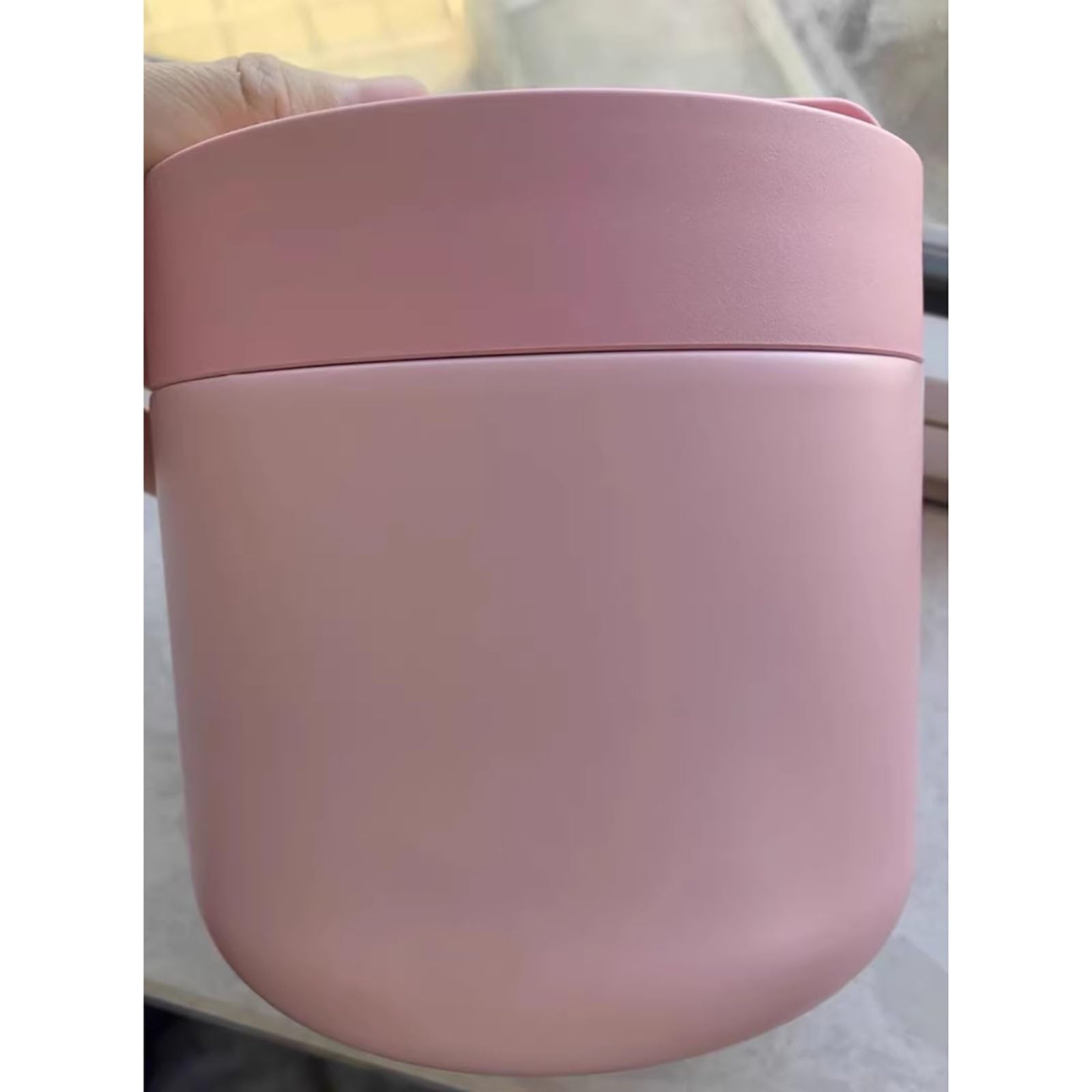Lonchera, Fiambrera Grande, Hermética y con Aislamiento para el Trabajo y la Preparación de Comidas, a Prueba de Fugas y Derrames, con Cubiertos(Pink,Large)