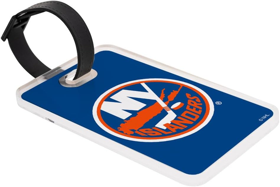 Desert Cactus New York Islanders Luggage Tag – Official NHL National Hockey League Travel ID Label for Suitcases, Bags, and Carry-Ons (Acrylic Luggage Tag A)