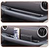 Savadicar JL GrabTray Passenger Storage Tray Organizer Grab Handle Accessory Box for 2018-2023 Jeep Wrangler JL JLU & Gladiator JT, Add Microfibers, Interior Accessories, Black