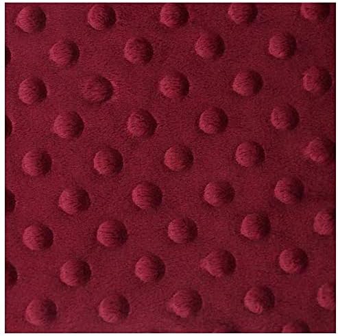 Minky - Punto de tela para ciclismo, color rojo, 60 pulgadas de ancho, vendido por The Yard