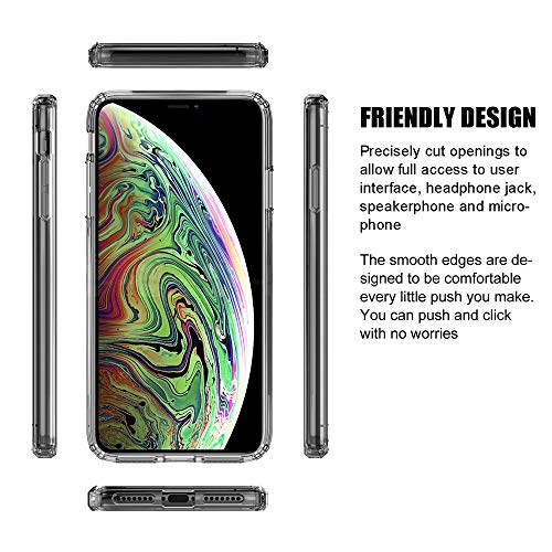 Case For Iphone Xs Max, Syoner [Scratch Resistant] Ultra Slim Clear Phone Case Cover For Apple Iphone Xs Max (6.5", 2018) [Elephant] #TOP4