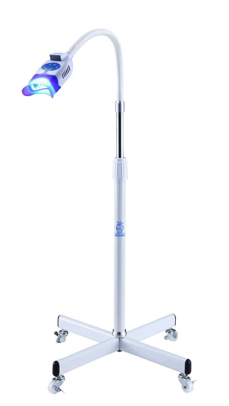 the Mobile Teeth Whitening Unit Holding On Floor Unique Semi-Circular Head Design YS-TW-F