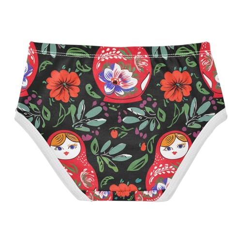 Russian Nesting Dolls Flowers Toddler Girls's Underwear 2T 202c13692