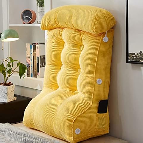 HEATHE Reading And TV Pillow,Triangular Reading Pillow,Bed Rest Cushion,Back Support Cushion,Pillow With Back,Support Pillow,Perfect For Gaming Reading Or Watching TV Cover