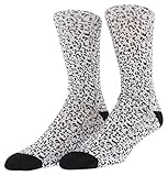 Sof Sole Mens Digital Design Dot Sublimated Crew Socks White 8.5/12.5, Color: White/Black