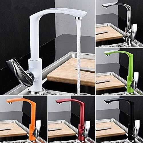Rubinetto, Rubinetto per lavello da Cucina Compatibile con Bar Agriturismo Commerciale, Rubinetto da Cucina Girevole in Ottone, Rubinetto per lavabo, Rubinetto Alto per Bagno, Miscelatore per lavabo,