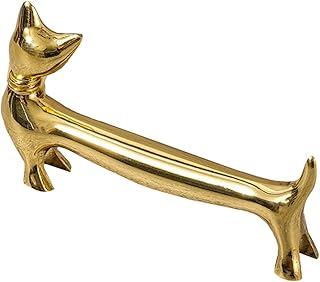 FRCOLOR 金属製箸ホルダー 猫デザイン 可愛いスプーン フォークレスト 多機能カトラリースタンド キッチン レストラン用耐久製