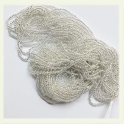 Seed Beads 10/0 Czech Silver Lined Silver (one Hank Pack) Cover
