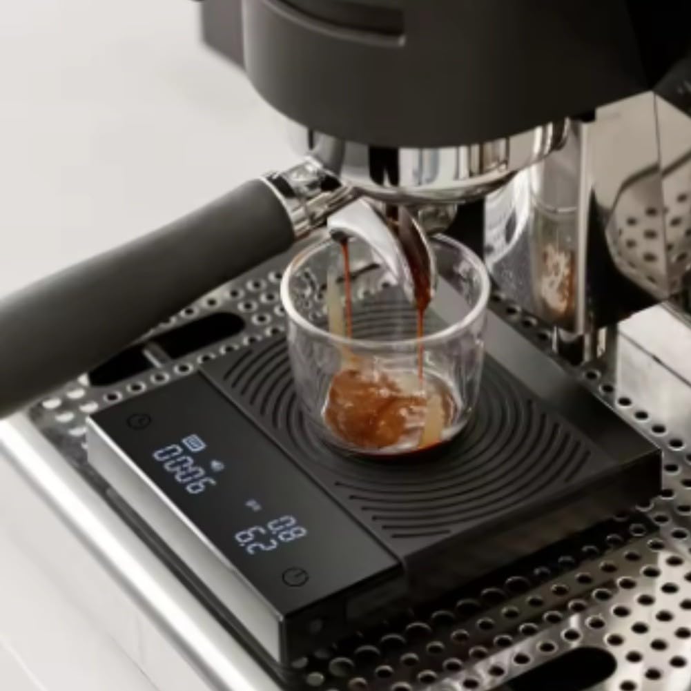 Bilancia elettronica per caffè con precisione da 0,1 g, misurazione del