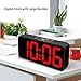 DreamSky Large Digital Alarm Clock Big Numbers for Seniors & Visually Impaired, 9 Inches Electric Clocks for Bedroom, Jumbo Display Fully Dimmable Brightness, USB Ports, Adjustable Alarm Volume