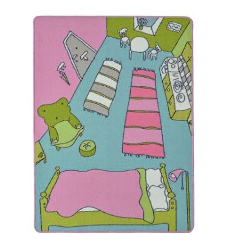 ledieu® RUMMET Rug Low Pile, Multi Colour ( 3 ' 3 " x 4 ' 4 " ) 100 x 133 cm