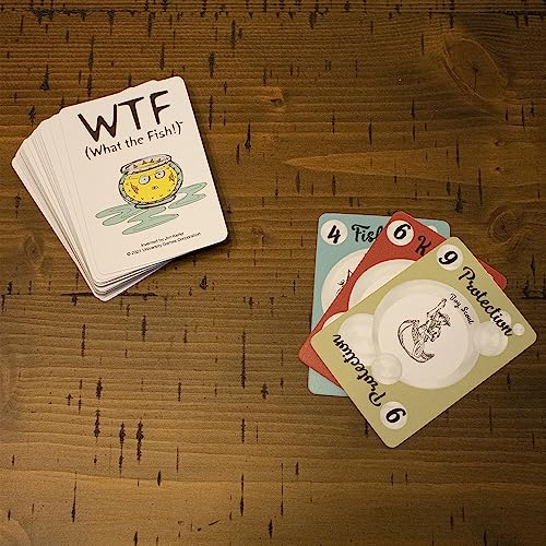 University Games WTF (What the Fish!) - Juego de cartas estratégico para 3 a 6 jugadores, edad mínima 8 años miniatura 5