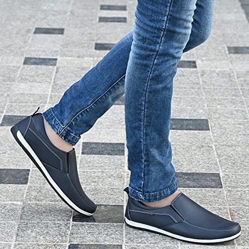 Image of Centrino Stylish Sneakers for Man | Shoes for Men Casual | Trendy Lightweight Lace-Up Canvas Shoes | Cushioned Insole | Breathable Comfortable Walking Shoes for Men | Anti-Skid Sole | Mens Shoes Daily (5650)