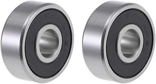 uxcell R4A-2RS Deep Groove Ball Bearing 1/4-inchx3/4-inchx9/32-inch Sealed Z2 Lever Bearings 2pcs