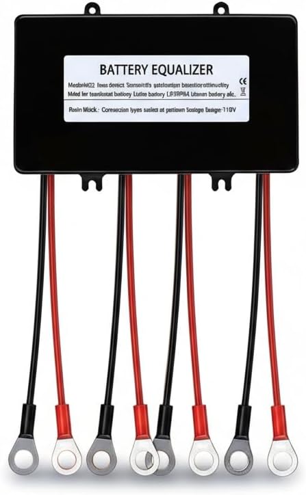HA02 Battery Equalizer, Solar System Balancer Equalizer Lead Acid Battery Charger Regulator,Optimizing Current 0-10A,Single Battery Voltage 0-10V