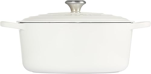 Miniatura 214 de Le Creuset 9 Qt. Signature Horno holandés redondo con pomo de acero inoxidable grabado Artichaut
