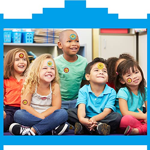 600 Pcs Student Incentive Stickers 1.5 Inches Big Size Star Labels For Kids In 8 Designs, Encouragement Motivational Stickers For Teacher Supplies By Soykay (1 Roll) #TOP4