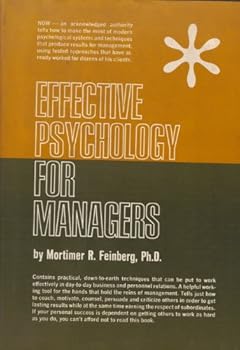 Hardcover Effective Psychology for Managers Book