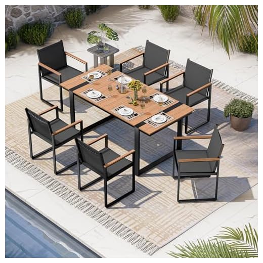 Oasbira 7-Piece Outdoor Dining Set