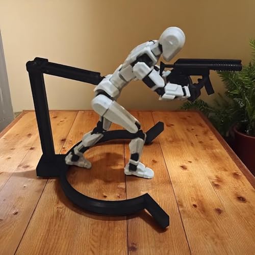 Image of YOURKARTS.COM DIY 3D Printed Robot Action Figure ? Realistic Human-Like Toy with Flexible Joints | Durable BPA-Free Plastic Build for Kids, Adults or Desk Display | car Accessories 2025