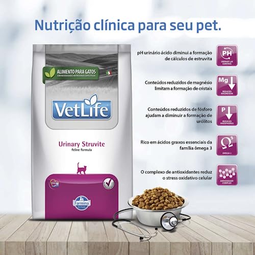 Farmina Vet Life Urinary Struvite para Gatos Adultos de Todas as Raças 2Kg