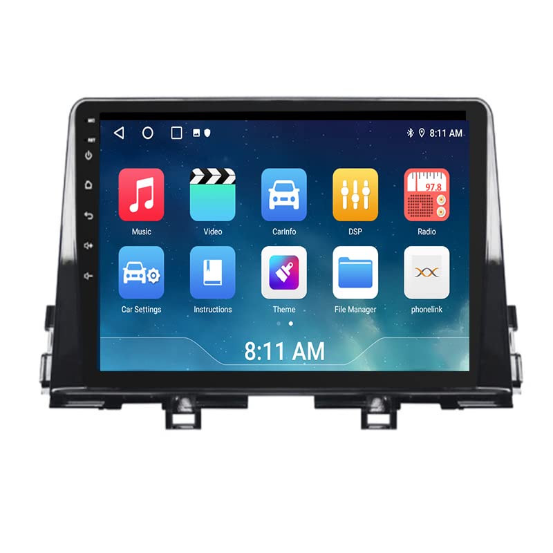KBCOOL Autoradio Compatible avec KI-A PICANTO 2016-2019 2 Din Radio GPS Navigation IPS Écran Tactile Lecteur Multimédia Support SWC 4G WiFi Carplay DSP BT(Size:8 Core 4G+WiFi 2G+32G)