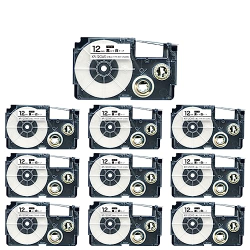 �J�V�I�p �l�[�������h �݊� �e�[�v�J�[�g���b�W XR-12GWE 12mm 10�Z�b�g ���e�[�v ������ ���S��