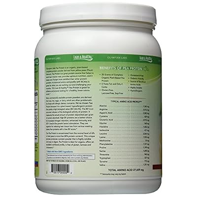 Olympian Labs Vanilla Pea Protein, 494 Grams, 13 Servings