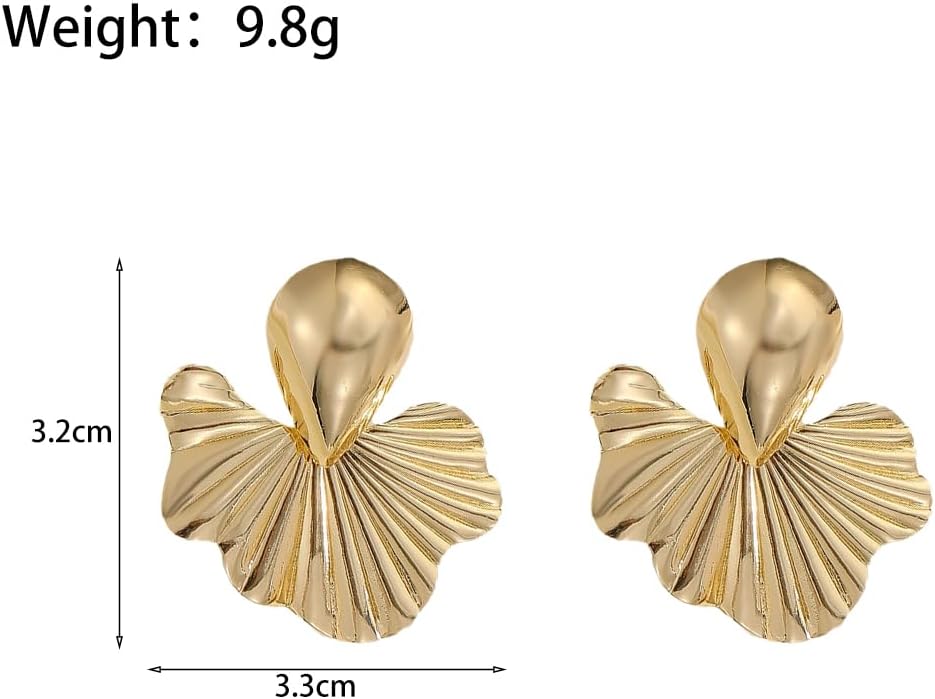 Chunky Gold Statement Dangle Earrings for Women Boho Silver Geometric Drop Earrings Geometry Dangling Earrings Jewelry Accessories - Image 2