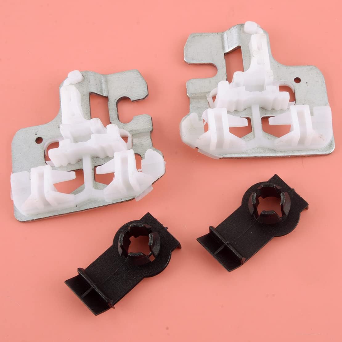 beler 4Pcs Front Left & Right Window Regulator Repair Clips Fit for BMW X5 E53 2000-2006 51357125059