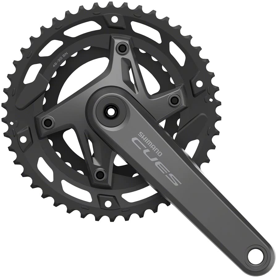 Pédalier double SHIMANO CUES 46/30t pour remplacer la transmission de votre vélo