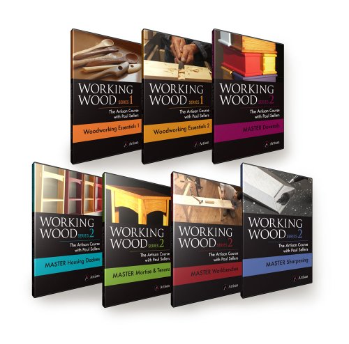 Working Wood 1 & 2: The Artisan Course with Paul Sellers. 7-DVD SET