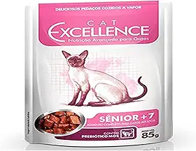 Excellence Ração Úmida Sachê Para Gatos Sênior - 85G