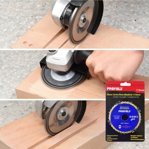 Disco Para Madeira Com Corrente Motosserra Esmerilhadeira