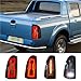 LED Tail Light Assembly Pair Compatible for Ford Ranger T5 2005-2011 Rear Fog DRL Brake Turn Signal ABS Silicone Seal 12V 1000LM 10W Direct Replacement