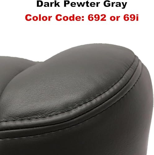 Miniatura 5 de GXARTS Funda de cuero de repuesto inferior para el lado del conductor 692 o 69i, color gris oscuro, compatible con Chevy Silverado Avalanche Tahoe