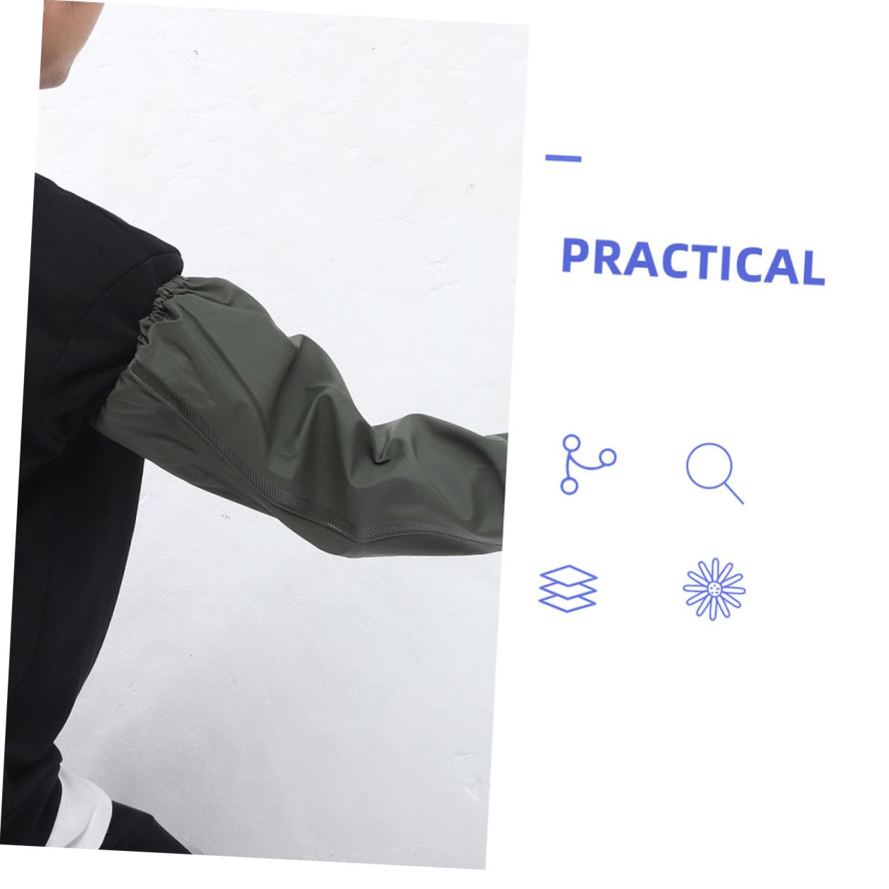 Alipis Guantes Impermeables de Goma Codo 2 Pares Guantes Largos para Lavar Antideslizantes y Resistentes para Limpieza de Cocina y Uso Doméstico