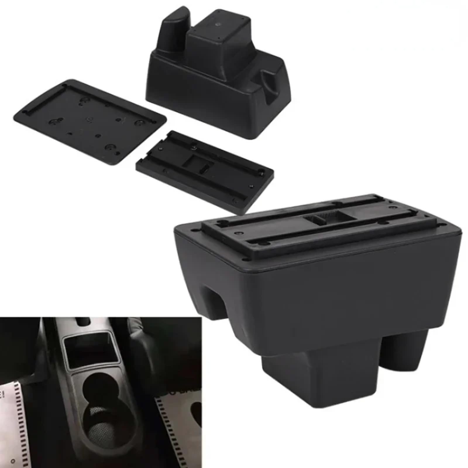 Dla Skoda Dla Rapid Dla VW Dla Polo 2020 2021 podłokietnik ze schowkiem do podłokietnika samochodowego ze schowkiem USB akumulatorowa popielniczka Auto części